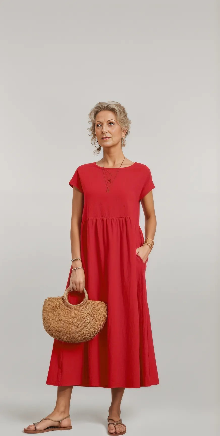Kerrie | Elegancka Luźna Sukienka dla Kobiet