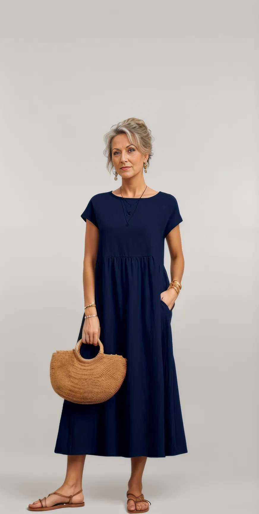 Kerrie | Elegancka Luźna Sukienka dla Kobiet