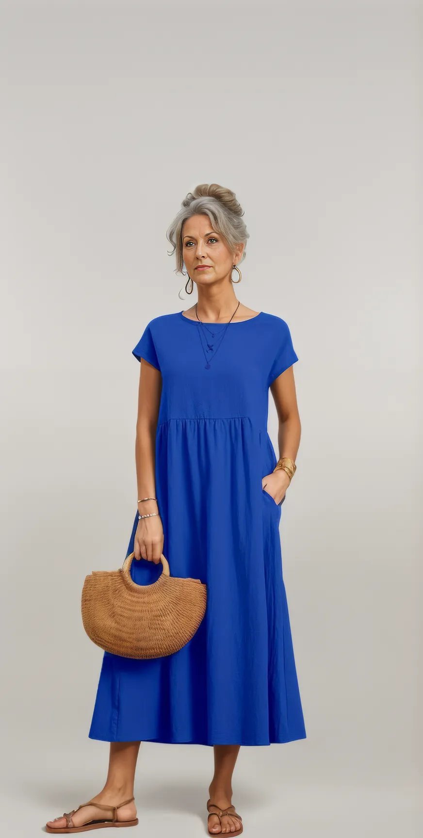 Kerrie | Elegancka Luźna Sukienka dla Kobiet