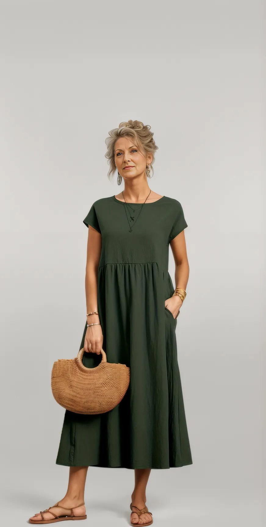 Kerrie | Elegancka Luźna Sukienka dla Kobiet