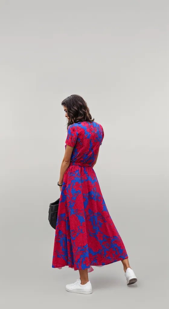 Lauri | Elegancka i Wygodna Sukienka Kwiatowa