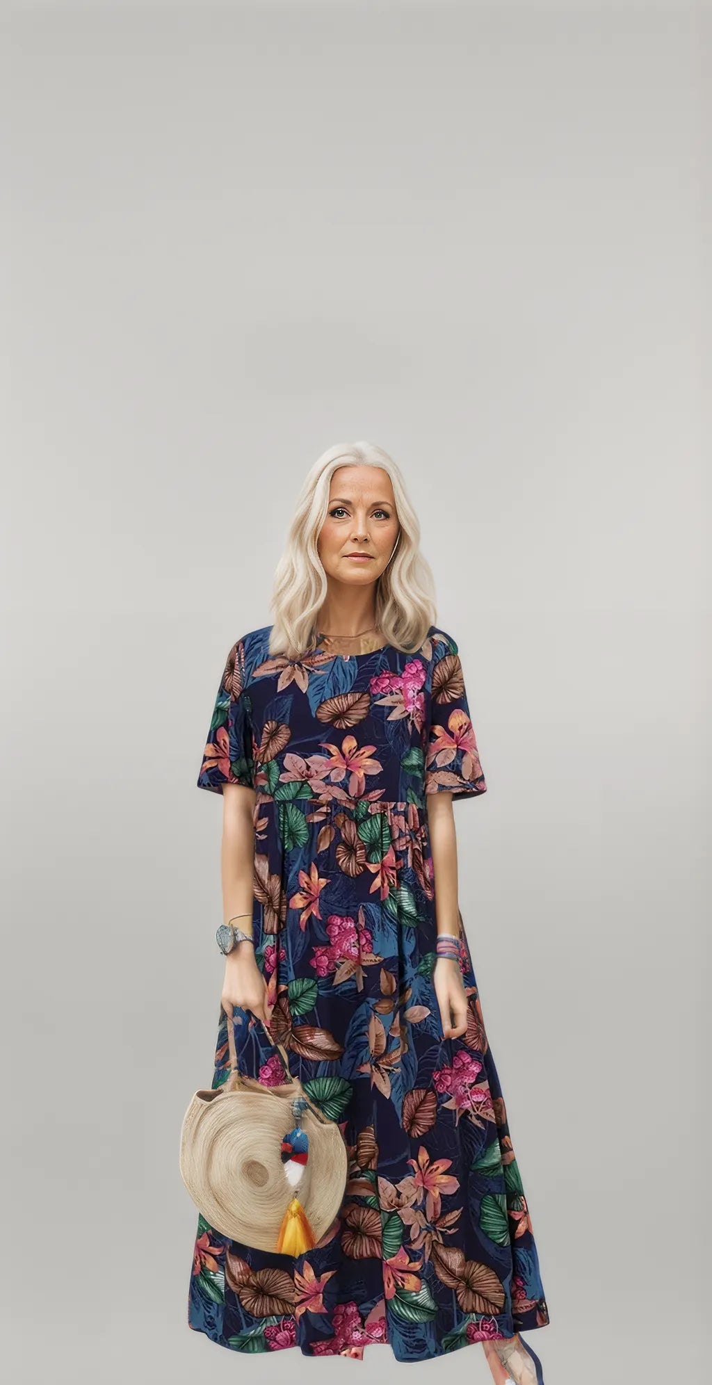 Maisae | Sukienka w Kwiaty