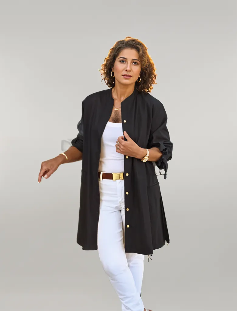 Nelly | Elegancki Kardigan Koszula