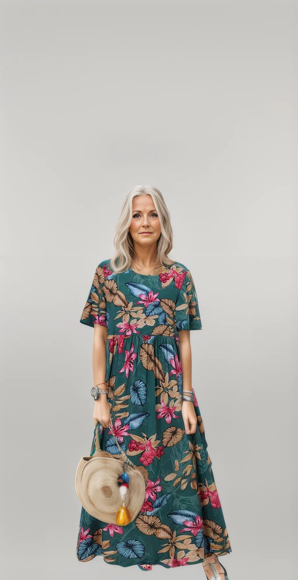Maisae | Sukienka w Kwiaty