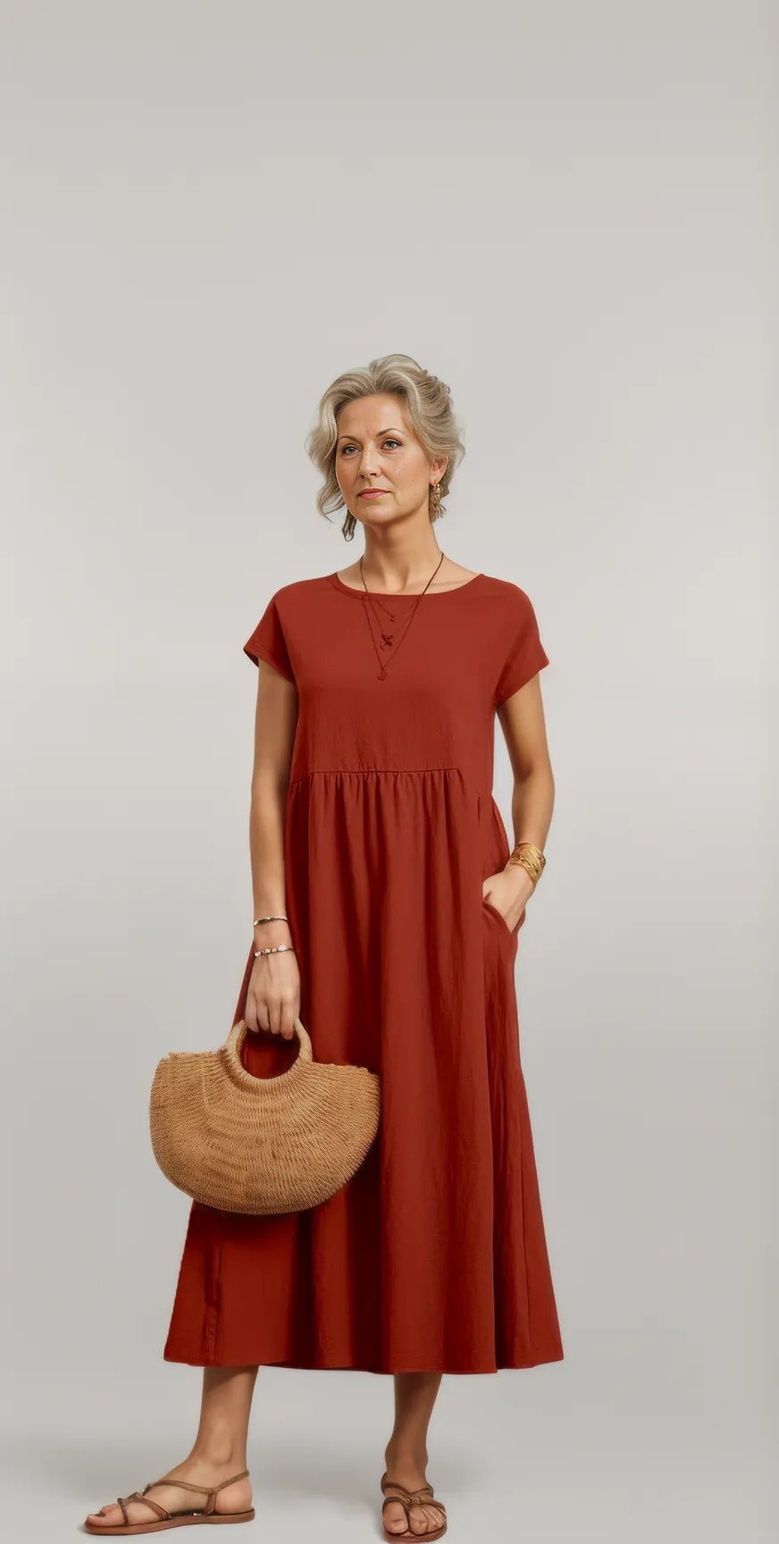 Kerrie | Elegancka Luźna Sukienka dla Kobiet