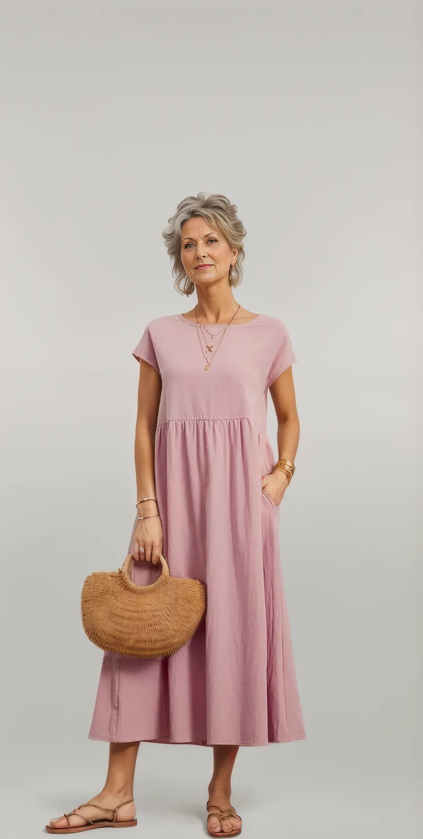 Kerrie | Elegancka Luźna Sukienka dla Kobiet