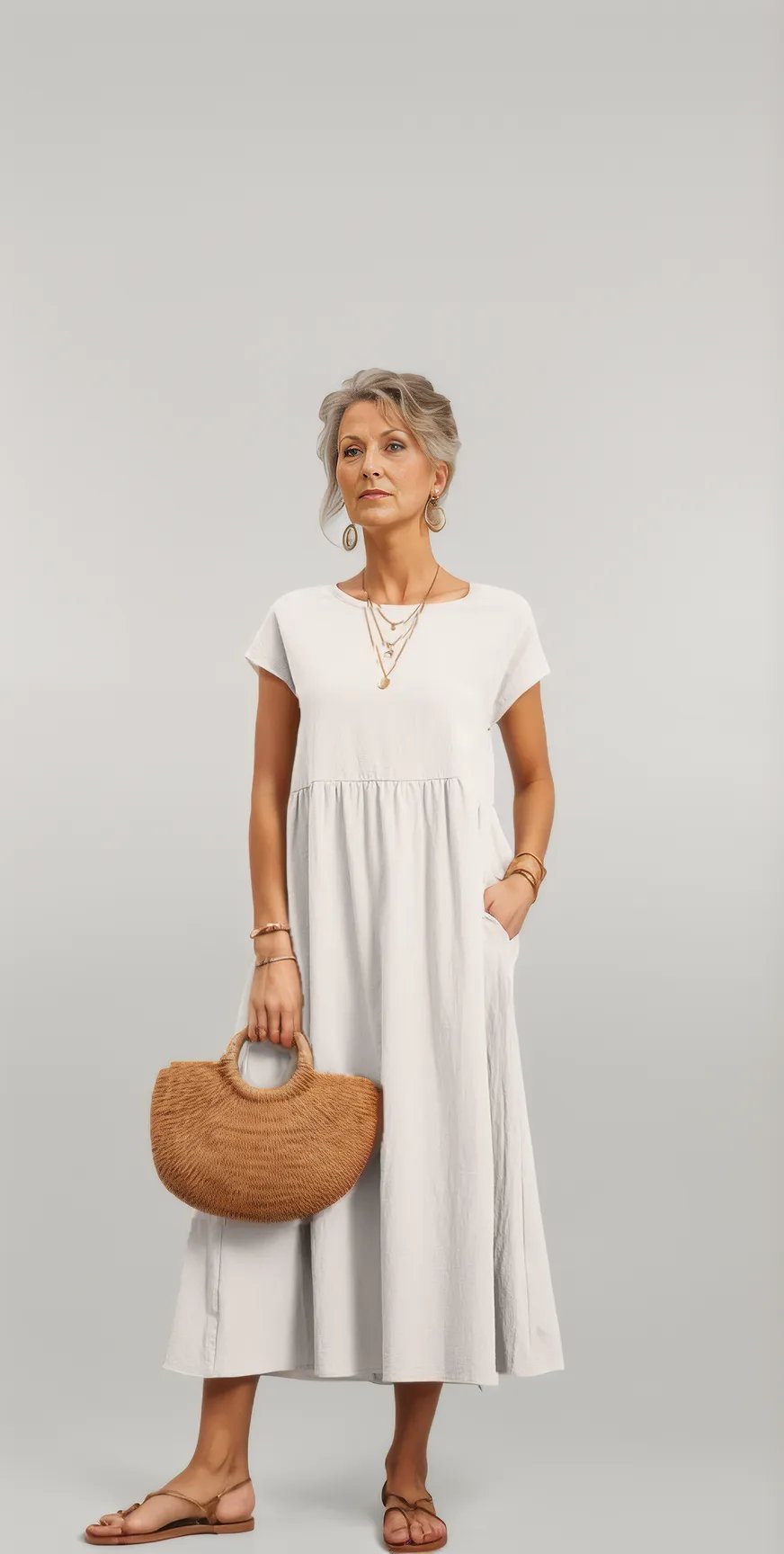 Kerrie | Elegancka Luźna Sukienka dla Kobiet