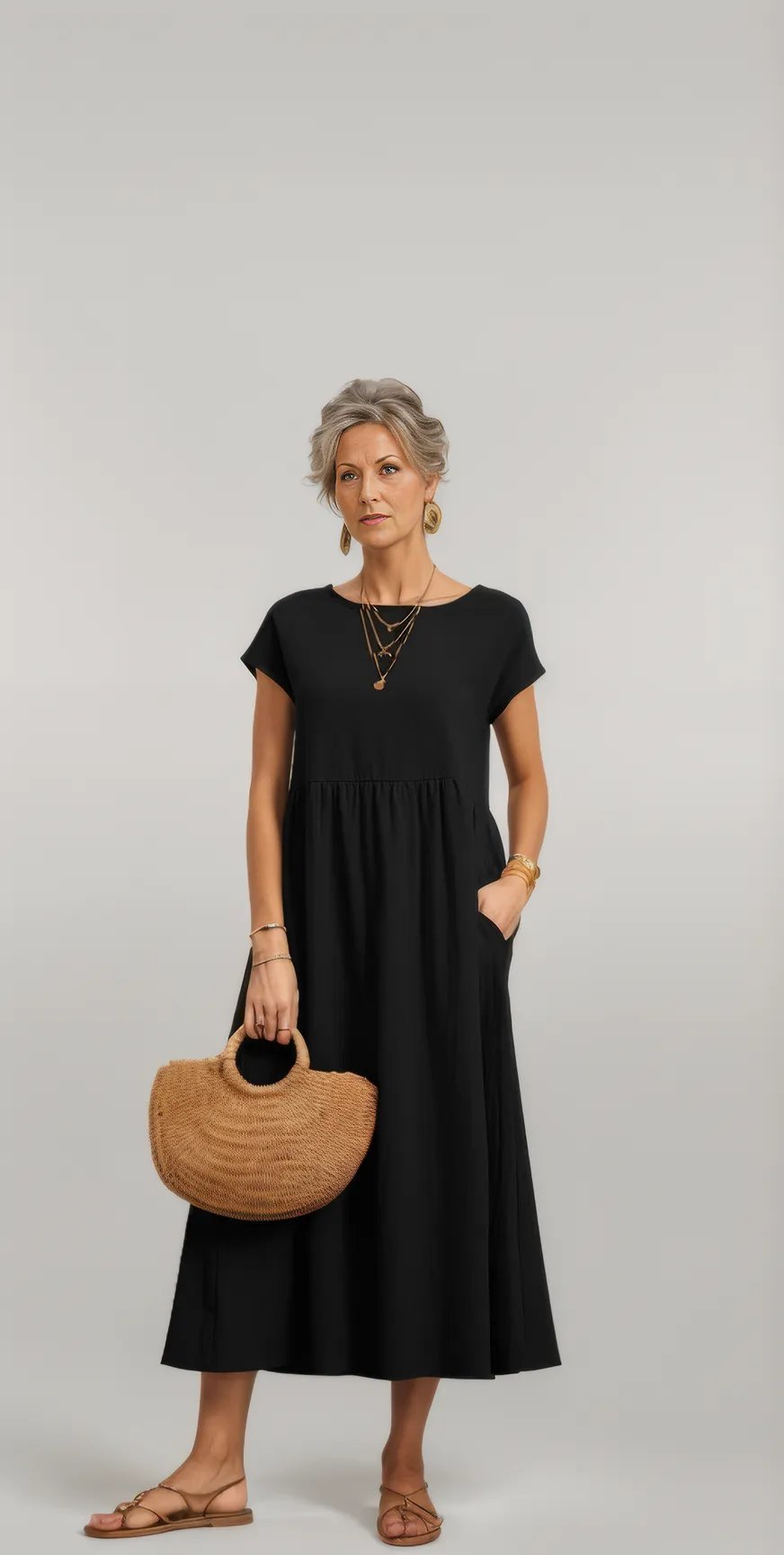 Kerrie | Elegancka Luźna Sukienka dla Kobiet