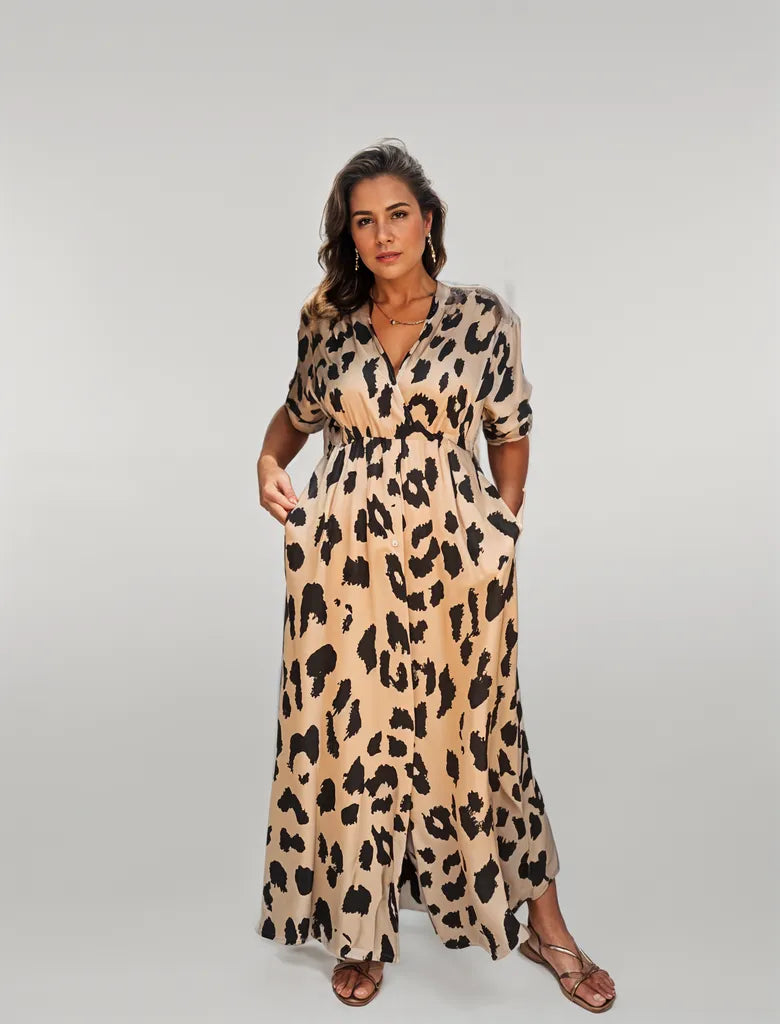 Merlijn | Sukienka w leopardzie